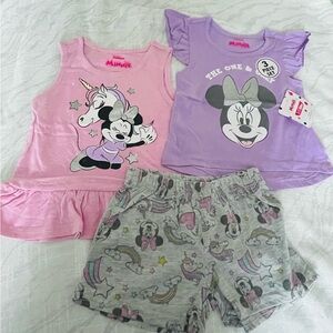 Disney Minnie Mouse Pajama Set - Pink and Purple